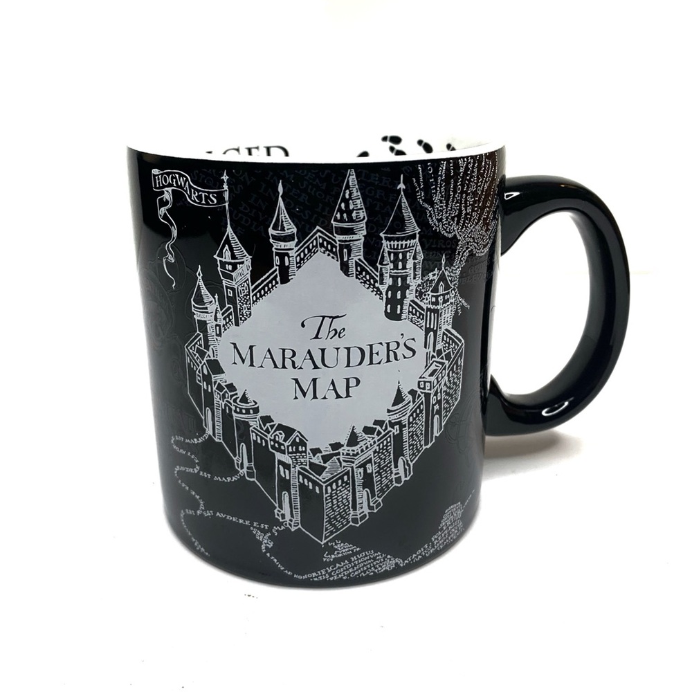 Harry Potter Marauder’s Map Large Mug Mischief Managed Black and White